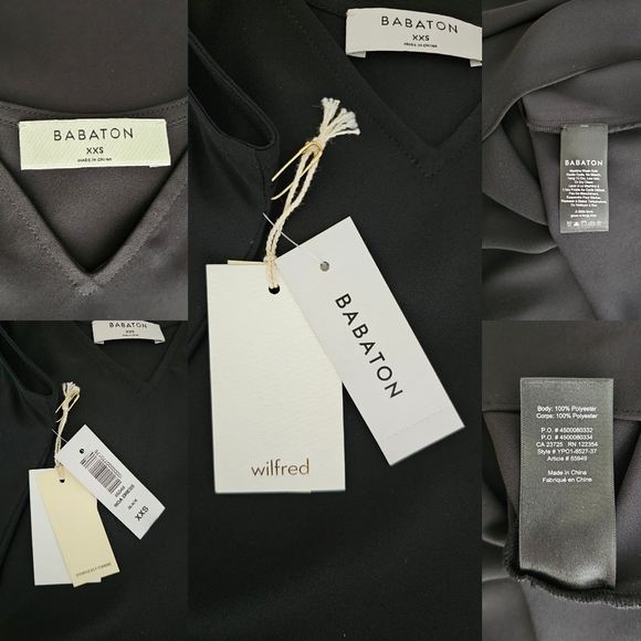 🇨🇦 Aritzia Babaton Noa Dress Black - Picture 13 of 15